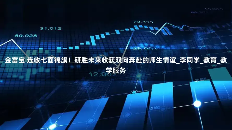 金富宝 连收七面锦旗！研胜未来收获双向奔赴的师生情谊_李同学_教育_教学服务